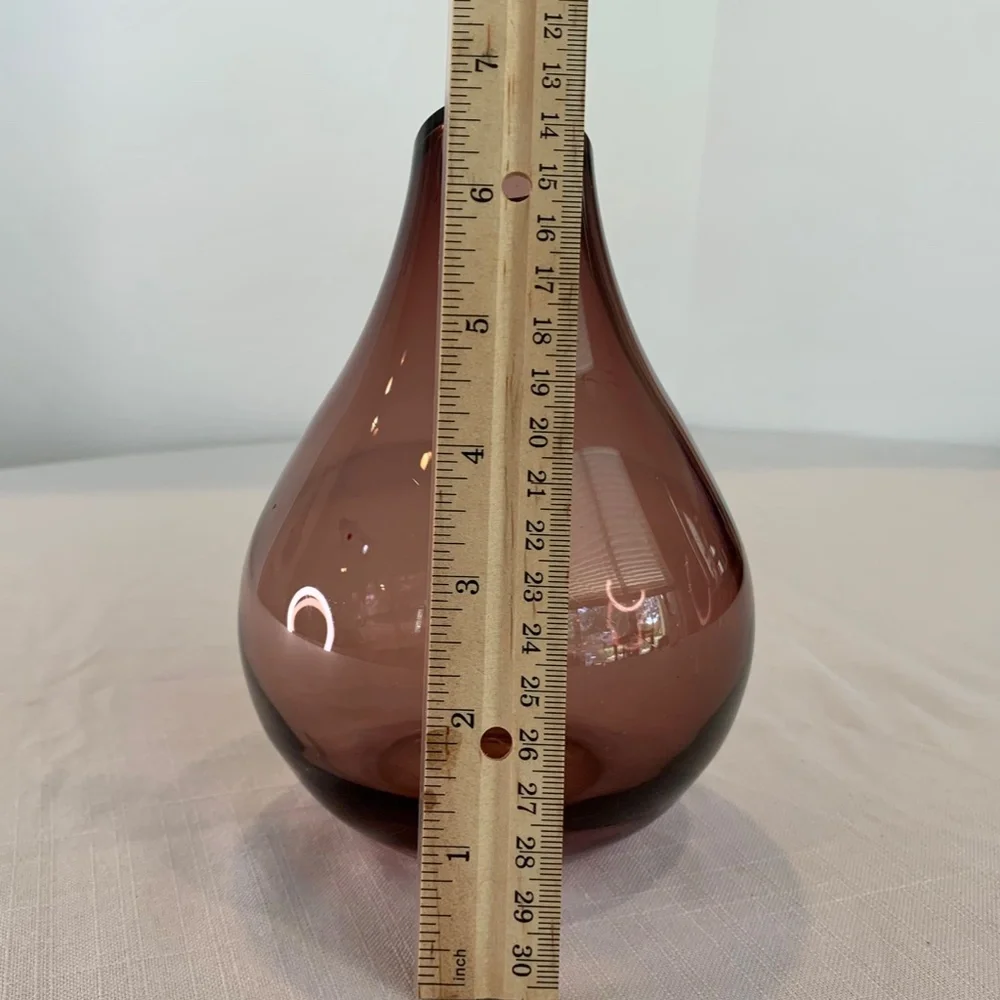 IKEA purple glass vase‎